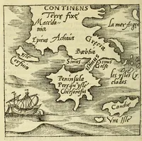 An illustration from Libro de la cosmographia (1548)
