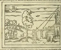 An illustration from Libro de la cosmographia (1548)
