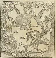 An illustration from Libro de la cosmographia (1548)