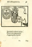 Picture 22 of 36 from Libro de las honras que hizo el Colegio de la Co[m]pañia de Iesus de Madrid, à la M.C. de la Emperatriz doña Maria de Austria, fundadora del dicho Colegio, que se celebraron a 21. de Abril de 1603 (1603), leaf 135