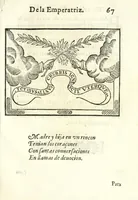 Picture 29 of 36 from Libro de las honras que hizo el Colegio de la Co[m]pañia de Iesus de Madrid, à la M.C. de la Emperatriz doña Maria de Austria, fundadora del dicho Colegio, que se celebraron a 21. de Abril de 1603 (1603), leaf 153