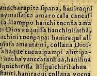 Picture 4 of 6 from Libro de la vida y milagros de Nuestro Señor Iesu Christo en dos lenguas, aymara, y romance, traducido de el que recopilo el licenciado Alonso de Villegas, quitadas, y añadidas algunas cosas, y acomodado a la capacidad de los Indios. Por el padre Ludouico Bertonio italiano de la Compañia de Iesus .. (1612), leaf 83