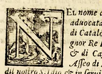 An illustration from Libro del consolato de' marinari. : nelquale si comprendono tutti gli statuti, & ordini disposti da gli antichi per ogni caso di mercantia, ò di nauigare, cosi à beneficio de' marinari, come de' mercanti, & patron de' nauilij. : con l'aggiunta delle ordinationi sopra l'armate di mare, sicurtà, entrate, & uscite (1566)