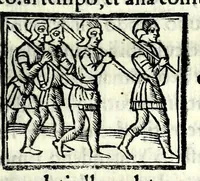 An illustration from Libro de uita contemplatiua, lectione, meditatione, oratione, contemplatione, scala dil paradiso intitulato : cum adaptatione mistica dellhistorie diuine & expositione de suoi misterii et excellentissimi sacramenti (1527)