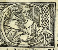 An illustration from Libro de uita contemplatiua, lectione, meditatione, oratione, contemplatione, scala dil paradiso intitulato : cum adaptatione mistica dellhistorie diuine & expositione de suoi misterii et excellentissimi sacramenti (1527)