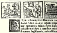 An illustration from Libro de uita contemplatiua, lectione, meditatione, oratione, contemplatione, scala dil paradiso intitulato : cum adaptatione mistica dellhistorie diuine & expositione de suoi misterii et excellentissimi sacramenti (1527)