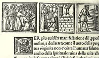 An illustration from Libro de uita contemplatiua, lectione, meditatione, oratione, contemplatione, scala dil paradiso intitulato : cum adaptatione mistica dellhistorie diuine & expositione de suoi misterii et excellentissimi sacramenti (1527)