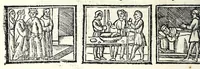 An illustration from Libro de uita contemplatiua, lectione, meditatione, oratione, contemplatione, scala dil paradiso intitulato : cum adaptatione mistica dellhistorie diuine & expositione de suoi misterii et excellentissimi sacramenti (1527)