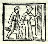 An illustration from Libro de uita contemplatiua, lectione, meditatione, oratione, contemplatione, scala dil paradiso intitulato : cum adaptatione mistica dellhistorie diuine & expositione de suoi misterii et excellentissimi sacramenti (1527)