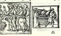 An illustration from Libro de uita contemplatiua, lectione, meditatione, oratione, contemplatione, scala dil paradiso intitulato : cum adaptatione mistica dellhistorie diuine & expositione de suoi misterii et excellentissimi sacramenti (1527)