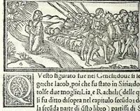 An illustration from Libro de uita contemplatiua, lectione, meditatione, oratione, contemplatione, scala dil paradiso intitulato : cum adaptatione mistica dellhistorie diuine & expositione de suoi misterii et excellentissimi sacramenti (1527)
