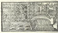 An illustration from Libro de uita contemplatiua, lectione, meditatione, oratione, contemplatione, scala dil paradiso intitulato : cum adaptatione mistica dellhistorie diuine & expositione de suoi misterii et excellentissimi sacramenti (1527)