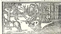 An illustration from Libro de uita contemplatiua, lectione, meditatione, oratione, contemplatione, scala dil paradiso intitulato : cum adaptatione mistica dellhistorie diuine & expositione de suoi misterii et excellentissimi sacramenti (1527)