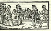 An illustration from Libro de uita contemplatiua, lectione, meditatione, oratione, contemplatione, scala dil paradiso intitulato : cum adaptatione mistica dellhistorie diuine & expositione de suoi misterii et excellentissimi sacramenti (1527)