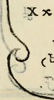 An illustration from Libro di M. Giovambattista Palatino cittadino romano : nelqual s'insegna à scriuer ogni sorte lettera, antica & moderna, di qualun que natione, con le sue regole, & misure, & essempi : et con vn breve et vtil discorso de le cifre (1550)