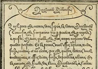 An illustration from Libro di M. Giovambattista Palatino cittadino romano : nelqual s'insegna à scriuer ogni sorte lettera, antica & moderna, di qualun que natione, con le sue regole, & misure, & essempi : et con vn breve et vtil discorso de le cifre (1550)