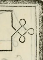 An illustration from Libro di M. Giovambattista Palatino cittadino romano : nelqual s'insegna à scriuer ogni sorte lettera, antica & moderna, di qualun que natione, con le sue regole, & misure, & essempi : et con vn breve et vtil discorso de le cifre (1550)