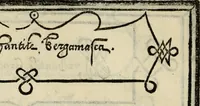 An illustration from Libro di M. Giovambattista Palatino cittadino romano : nelqual s'insegna à scriuer ogni sorte lettera, antica & moderna, di qualun que natione, con le sue regole, & misure, & essempi : et con vn breve et vtil discorso de le cifre (1550)