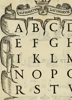 An illustration from Libro di M. Giovambattista Palatino cittadino romano : nelqual s'insegna à scriuer ogni sorte lettera, antica & moderna, di qualun que natione, con le sue regole, & misure, & essempi : et con vn breve et vtil discorso de le cifre (1550)