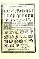 An illustration from Libro di M. Giovam Battista Palatino, cittadino romano, nelqual s'insegna à scriuer ogni sorte lettera, antica & moderna, di qualunque natione, con le sue regole & misure, & essempi : et con vn breve et vtil discorso de le cifre : riueduto nuouamente & corretto dal proprio autore, con la givnta di qvindici tavole bellissime (1561)