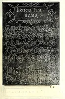An illustration from Libro di M. Giovam Battista Palatino, cittadino romano, nelqual s'insegna à scriuer ogni sorte lettera, antica & moderna, di qualunque natione, con le sue regole & misure, & essempi : et con vn breve et vtil discorso de le cifre : riueduto nuouamente & corretto dal proprio autore, con la givnta di qvindici tavole bellissime (1561)