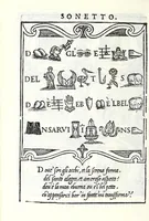 An illustration from Libro di M. Giovam Battista Palatino, cittadino romano, nelqual s'insegna à scriuer ogni sorte lettera, antica & moderna, di qualunque natione, con le sue regole & misure, & essempi : et con vn breve et vtil discorso de le cifre : riueduto nuouamente & corretto dal proprio autore, con la givnta di qvindici tavole bellissime (1561)