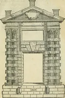 An illustration from Libro estraordinario di Sebastiano Serlio bolognese : nel quale si dimostrano trenta porte di opera rustica, mista con diuersi ordini, & uenti di opera dilicata di diuerse specie : con la scrittura dauanti, che narra il tutto (1566)