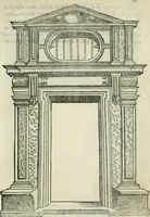 Picture 28 of 53 from Libro estraordinario di Sebastiano Serlio bolognese : nel quale si dimostrano trenta porte di opera rustica, mista con diuersi ordini, & uenti di opera dilicata di diuerse specie : con la scrittura dauanti, che narra il tutto (1566), leaf 54