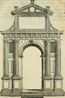 Picture 40 of 53 from Libro estraordinario di Sebastiano Serlio bolognese : nel quale si dimostrano trenta porte di opera rustica, mista con diuersi ordini, & uenti di opera dilicata di diuerse specie : con la scrittura dauanti, che narra il tutto (1566), leaf 76