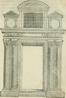 Picture 45 of 53 from Libro estraordinario di Sebastiano Serlio bolognese : nel quale si dimostrano trenta porte di opera rustica, mista con diuersi ordini, & uenti di opera dilicata di diuerse specie : con la scrittura dauanti, che narra il tutto (1566), leaf 88