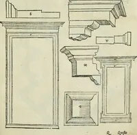 An illustration from Libro primo [-quinto] d'architettvra ... (1566)