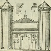 An illustration from Libro primo [-quinto] d'architettvra ... (1566)