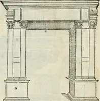 An illustration from Libro primo [-quinto] d'architettvra ... (1566)