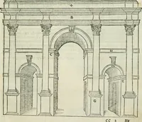 An illustration from Libro primo [-quinto] d'architettvra ... (1566)