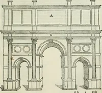 An illustration from Libro primo [-quinto] d'architettvra ... (1566)