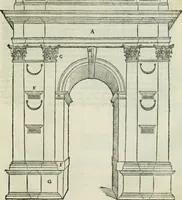 An illustration from Libro primo [-quinto] d'architettvra ... (1566)