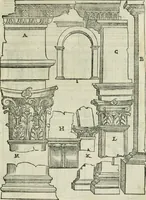 An illustration from Libro primo [-quinto] d'architettvra ... (1566)