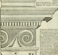 An illustration from Libro primo [-quinto] d'architettvra ... (1566)