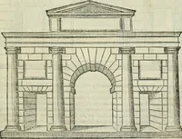 An illustration from Libro primo [-quinto] d'architettvra ... (1566)