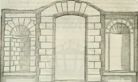 An illustration from Libro primo [-quinto] d'architettvra ... (1566)