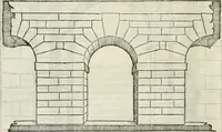 An illustration from Libro primo [-quinto] d'architettvra ... (1566)