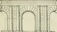 An illustration from Libro primo [-quinto] d'architettvra ... (1566)