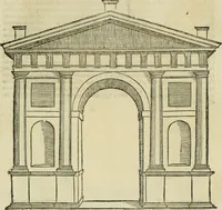 An illustration from Libro primo [-quinto] d'architettvra ... (1566)