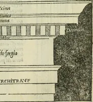 An illustration from Libro primo [-quinto] d'architettvra ... (1566)