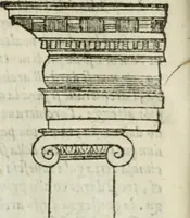 An illustration from Libro primo [-quinto] d'architettvra ... (1566)