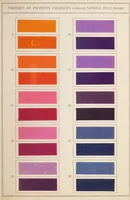 Picture 2 of 4 from Lichtechte Direktfarbstoffe auf Baumwollstück = Colorants directs solides à la lumière sur tissu de coton (1900), leaf 7