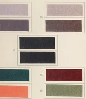 An illustration from Lichtechte Direktfarbstoffe auf Baumwollstück = Colorants directs solides à la lumière sur tissu de coton (1900)