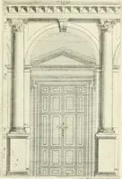 An illustration from Li cinque ordini dell' architettura civile di Michel Sanmicheli : rilevati dalle sue fabriche, e descritti e publicati con quelli di Vitruvio, Alberti, Palladio, Scamozzi, Serlio, e Vignola (1735)