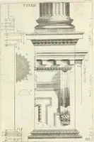 An illustration from Li cinque ordini dell' architettura civile di Michel Sanmicheli : rilevati dalle sue fabriche, e descritti e publicati con quelli di Vitruvio, Alberti, Palladio, Scamozzi, Serlio, e Vignola (1735)