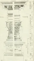 An illustration from Li cinque ordini dell' architettura civile di Michel Sanmicheli : rilevati dalle sue fabriche, e descritti e publicati con quelli di Vitruvio, Alberti, Palladio, Scamozzi, Serlio, e Vignola (1735)